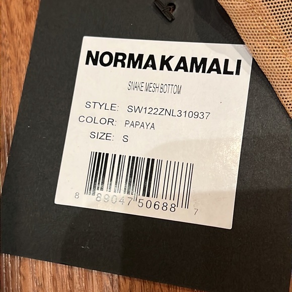 Norma Kamali Snake Mesh Bikini Bottom - Picture 12 of 13